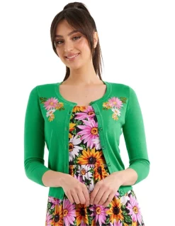 Cheap ⌛ Review Bloomfield Cardi In Fern Green 🛒