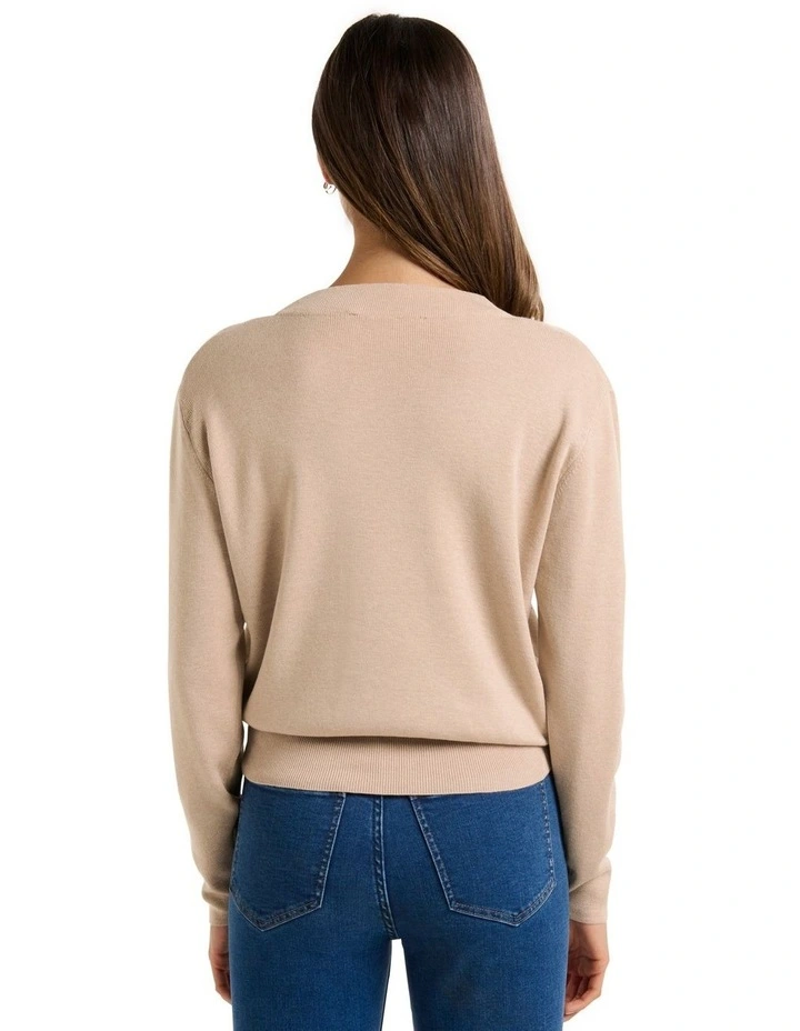 Hot Sale π Forever New Celine Essential Knit Jumper Soft Camel π - Image 2