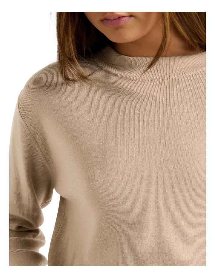 Hot Sale π Forever New Celine Essential Knit Jumper Soft Camel π - Image 4