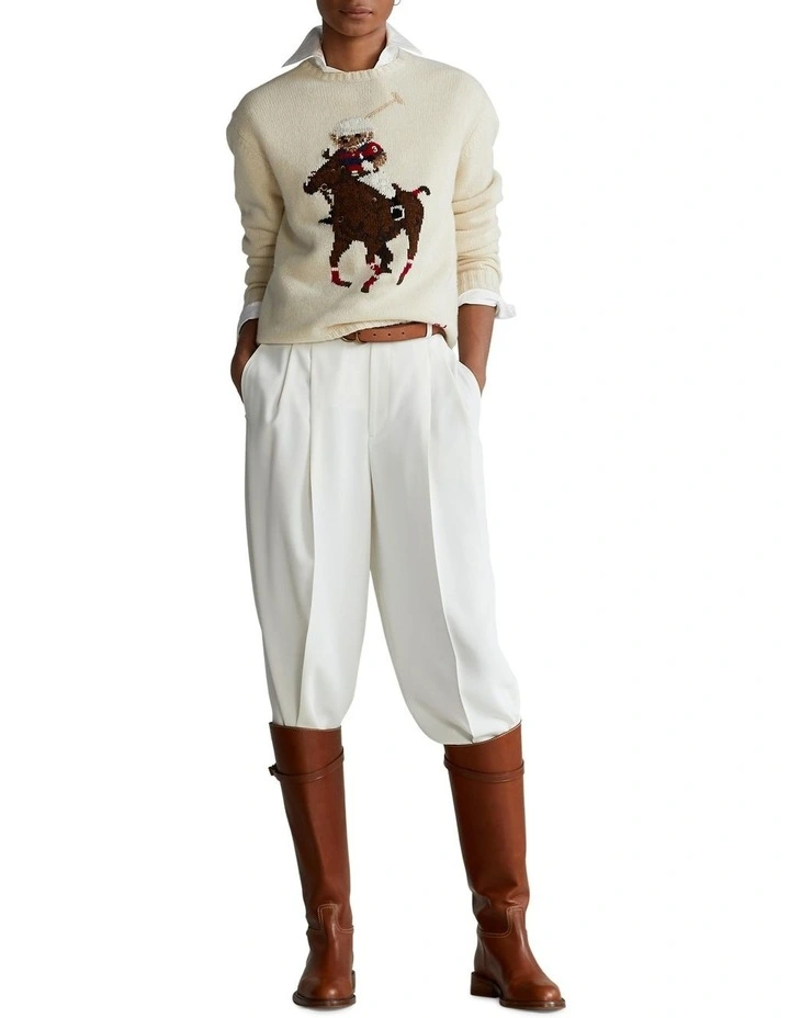 Top 10 π Polo Ralph Lauren Polo Bear Embroidered Sweater White β¨ - Image 3