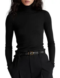 Hot Sale 🌟 Polo Ralph Lauren Stretch Ribbed Turtleneck 🎁