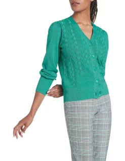 Best Sale 🎁 Marcs In A Splash Knit Cardigan Green 🎉