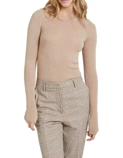 Coupon β€οΈ Oxford Holly Rib Skinny Knit In Brown π