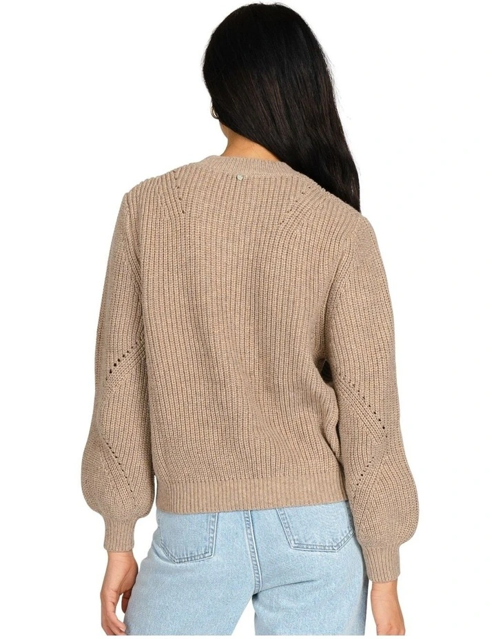 Promo π Rusty Caspian Crew Neck Knit In Natural π - Image 2