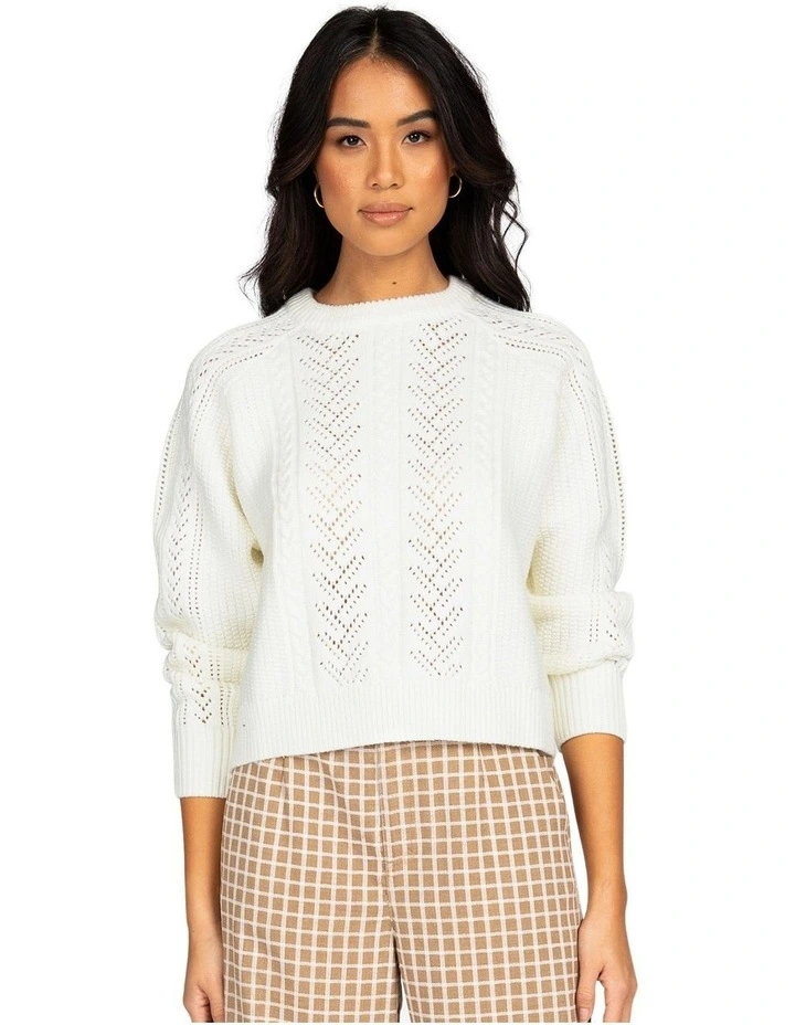 Brand new π Rusty Araminta Cable Knit White β