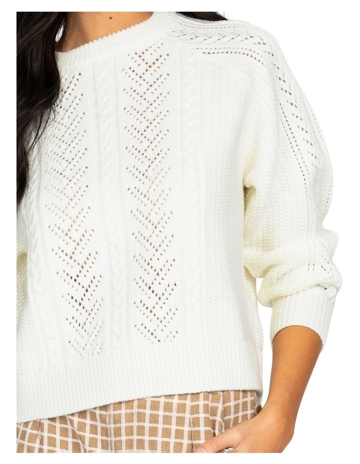 Brand new π Rusty Araminta Cable Knit White β - Image 4
