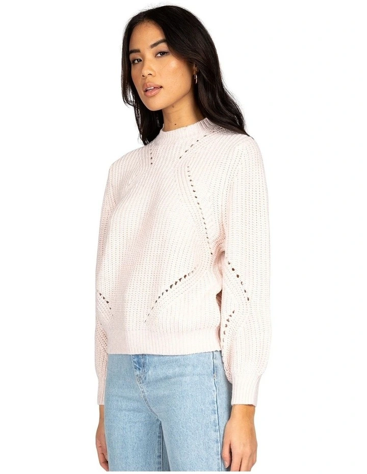 Flash Sale π Rusty Caspian Crew Neck Knit Pink β - Image 3