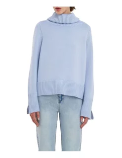 Flash Sale 🛒 Skin And Threads Rollneck Sweater Sky 👍