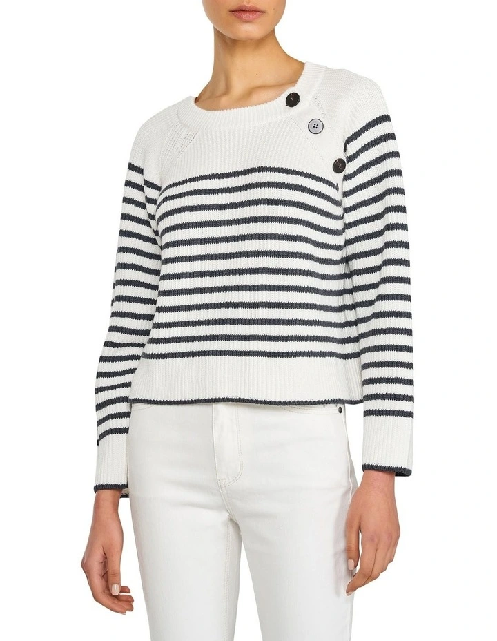 Wholesale π Skin And Threads Cotton Button Detail Knit β