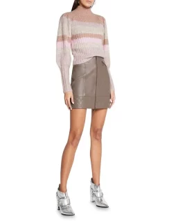 Budget βοΈ Sass & Bide Bella Donna High Rib Neck Knit Stripe π