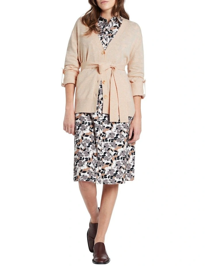 Cheap π David Lawrence Priya Belted Cardi Macadamia π€© - Image 2