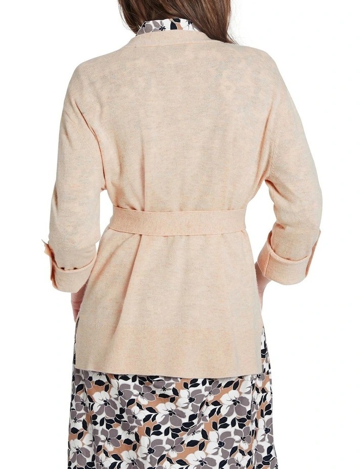 Cheap π David Lawrence Priya Belted Cardi Macadamia π€© - Image 3