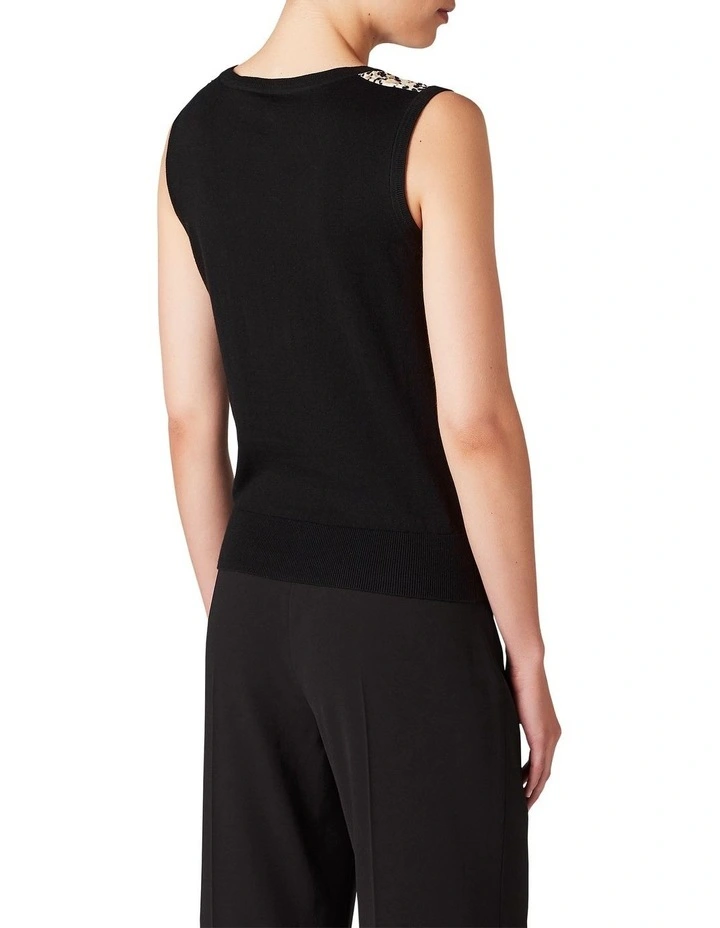 Best Sale โค๏ธ David Lawrence Animal Knit Top โญ - Image 3