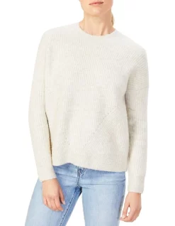 Best Sale ✨ French Connection Stitch Detail Crew Neck Knit 🔔