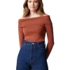 Best Sale 🔥 Forever New Angeline Bardot Knit Top 🧨