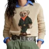 Cheap ⌛ Polo Ralph Lauren Jumpsuit Polo Bear Cotton-Blend Sweater In Beige ✨