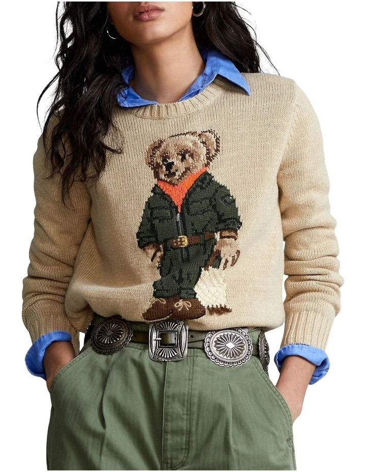 Cheap β Polo Ralph Lauren Jumpsuit Polo Bear Cotton-Blend Sweater In Beige β¨