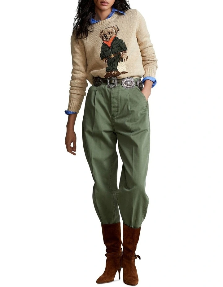 Cheap β Polo Ralph Lauren Jumpsuit Polo Bear Cotton-Blend Sweater In Beige β¨ - Image 3