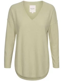 Top 10 🎉 Part Two Iliviasapw V-Neck Jumper Desert Sage ✔️