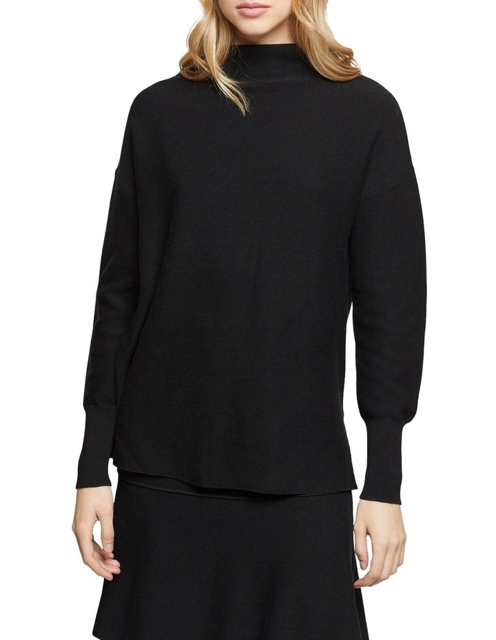 Cheap π Oxford Paula Funnel Neck Knit Black π