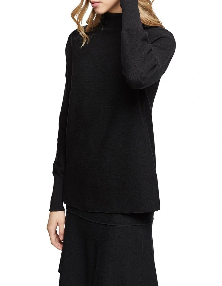 Cheap π Oxford Paula Funnel Neck Knit Black π - Image 2