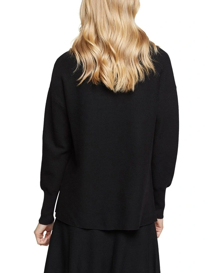 Cheap π Oxford Paula Funnel Neck Knit Black π - Image 3