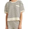 Wholesale 🔔 Lauren Ralph Lauren Striped Short-Sleeve Pullover In Cream 🛒