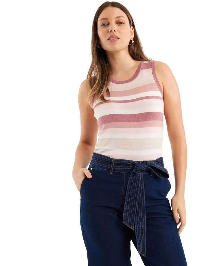 Best reviews of β Review Sylvie Stripe Top In Blush π₯° - Image 4