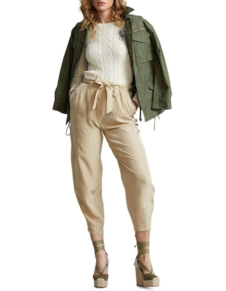 Promo π Polo Ralph Lauren Beaded Big Pony Cable-Knit Sweater In White π₯ - Image 3