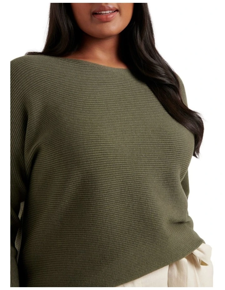 Deals β Forever New Curve Abbie Curve Essential Knit Top Forest Green π - Image 4