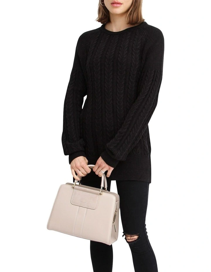 Buy π Belle & Bloom At Last Cable Knit Jumper With Slit β - Image 5