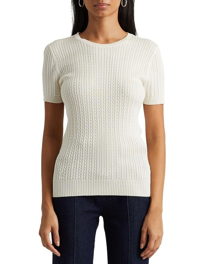Outlet π Lauren Ralph Lauren Cable-Knit Crewneck Sweater π