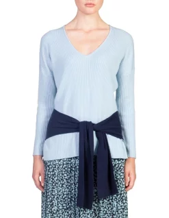 Top 10 ❤️ Skin And Threads Tie Hem Sweater ⌛