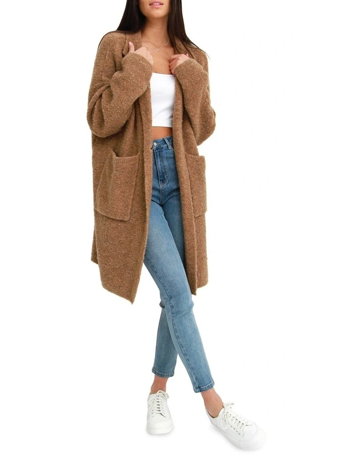 Top 10 π Belle & Bloom Days Go By Sustainable Blazer Cardigan Brown π