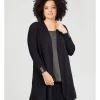 Cheapest ⌛ Taking Shape Bamboo Stride Cardigan Black ✔️