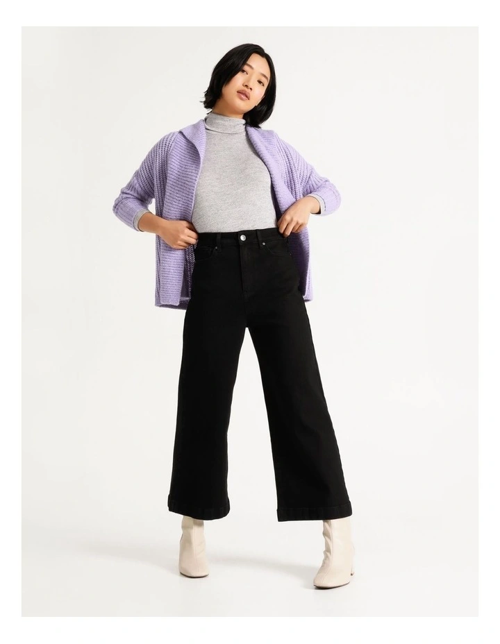 Top 10 𧨠Basque Relaxed Longline Cardigan In Dusty Violet β€οΈ - Image 2