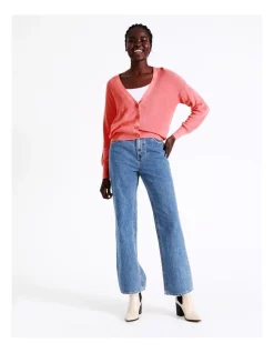 Cheap π Vero Moda Newlexsun Short V-Neck Cardigan Tea Rose π