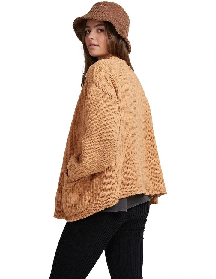 Promo π Billabong Warm As Cardigan Brown π - Image 3