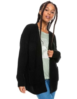 Best deal 🧨 Roxy Fall Down Cardigan Anthracite 💯