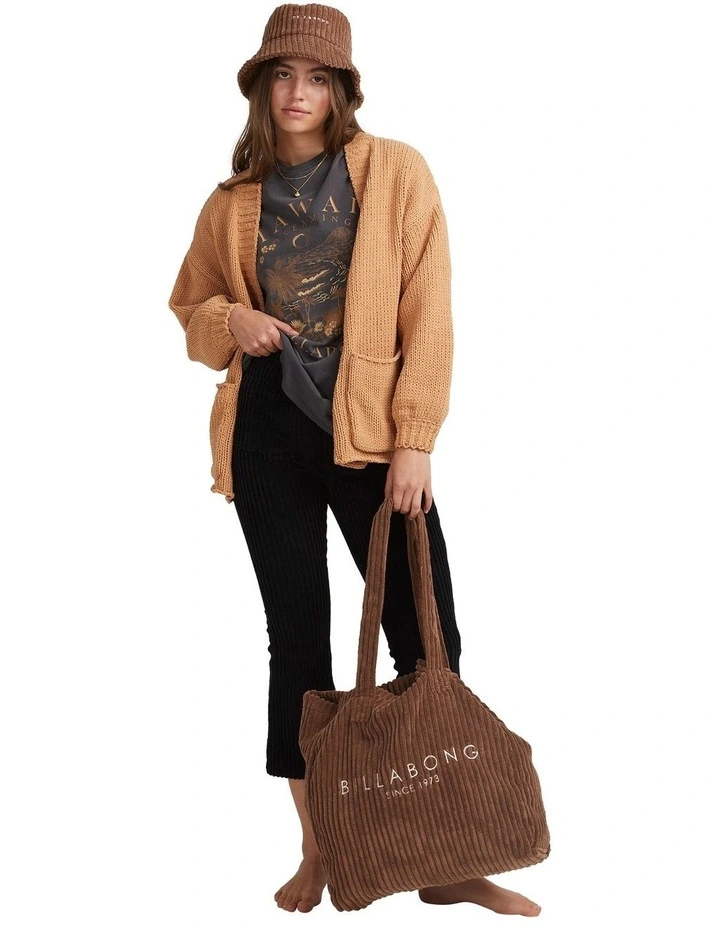 Promo π Billabong Warm As Cardigan Brown π - Image 5