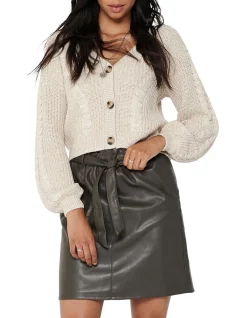 Discount π ONLY Rosie Life Long Sleeve Cardigan Pumice Stone β