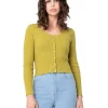 Cheap 🎁 Princess Highway Sophia Ribbed Cardi Green ⌛