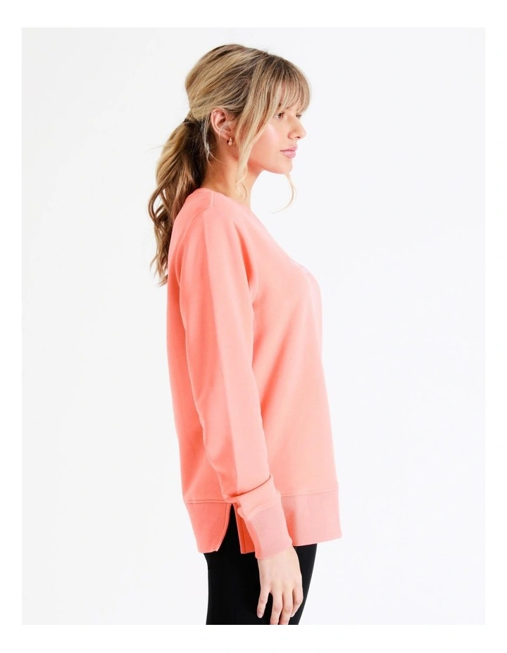 Budget βοΈ Tommy Hilfiger Regular Hilfiger Crew Neck Sweatshirt In Coral π - Image 5