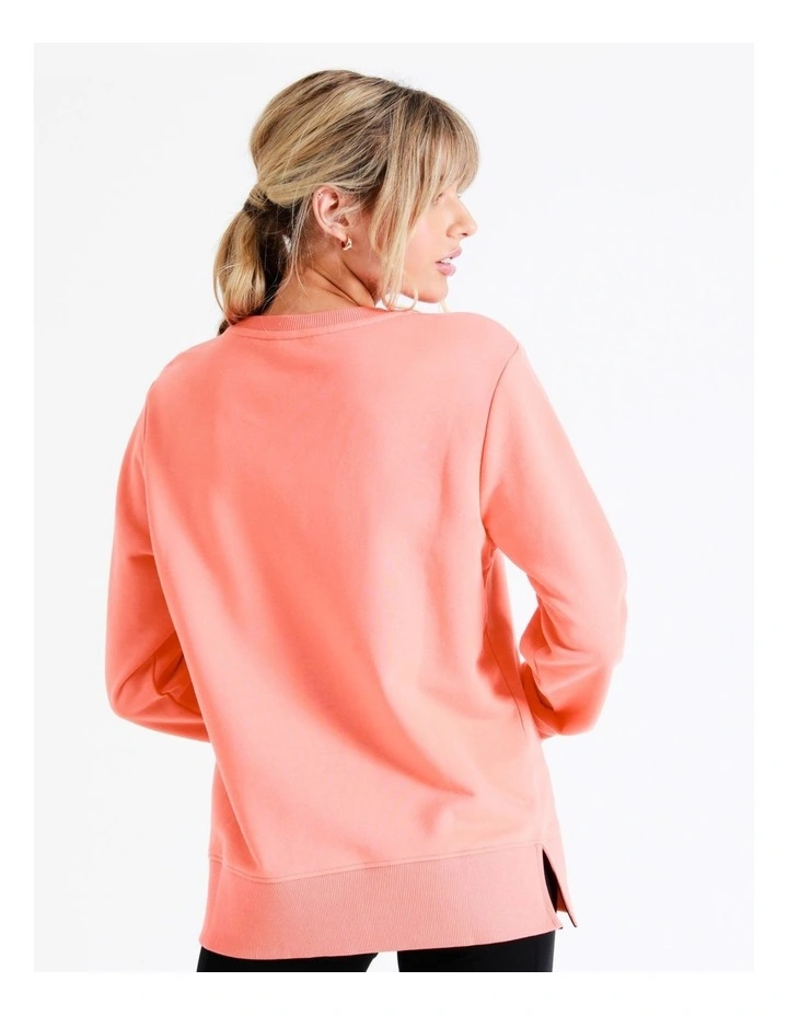 Budget βοΈ Tommy Hilfiger Regular Hilfiger Crew Neck Sweatshirt In Coral π - Image 7