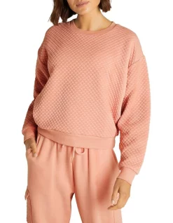 Cheap 🤩 Rockwear Neu Wave Textured Crew In Pink 🧨