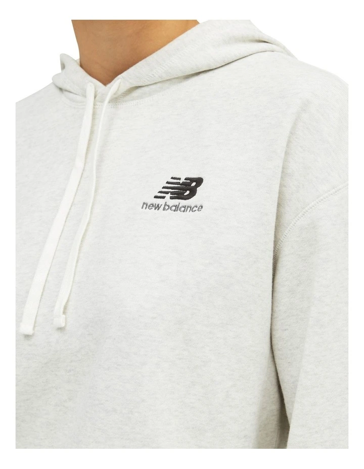 Best deal π New Balance NB Essentials Uni-Ssentials Po Hoodie Grey Marle π - Image 3