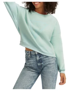 Brand new π Guess Juliane Sweatshirt Aloe Palm π₯°