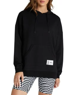 Best Pirce 👍 Rockwear Checkmate Longline Hoodie In Black 🌟